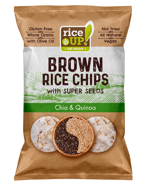 RICE UP - Healthy gluten free snacks - Chia & Quinoa