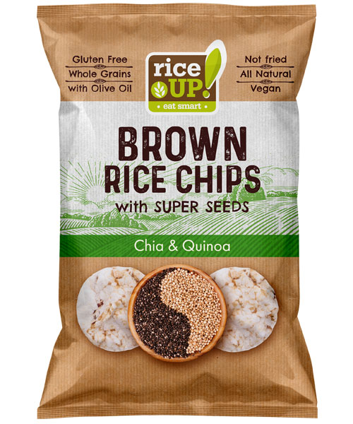 RICE UP - Healthy gluten free snacks - Chia & Quinoa