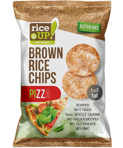 RICE UP - Healthy gluten free snacks - Pizza flavour